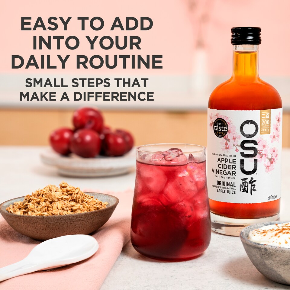image 1 of Osu Apple Cider Vinegar With The Mother & Apple Juice 500Ml