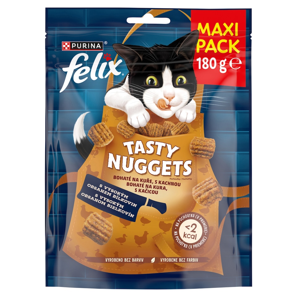 FELIX Tasty Nuggets bohaté na kura, s kačicou 180 g