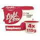image 1 of Light & Free Raspberry Greek Style Fat Free Yoghurt 4x115g