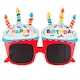image 1 of Novelty Happy Birthday Glasses