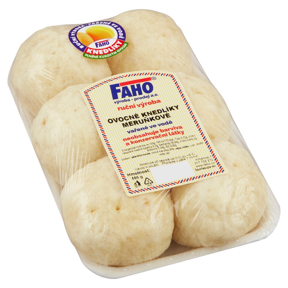 Faho Apricot Fruit Dumplings 550g