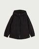 image 3 of F&F Boys Hooded Shower Resistant Raincoat in Black