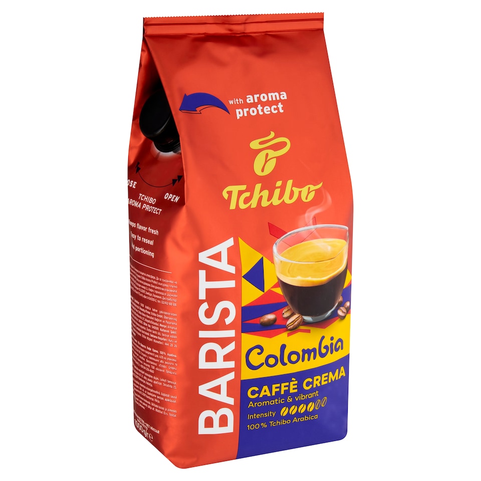 obrázok 1 z Tchibo Barista Colombia Caffè Crema pražená zrnková káva 1000 g