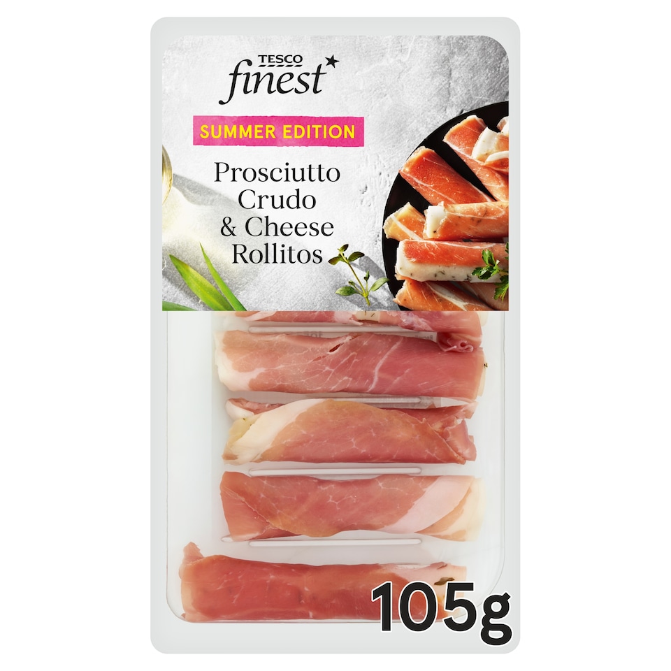 Tesco Finest Prosciutto Crudo & Cheese Rollitos 105g
