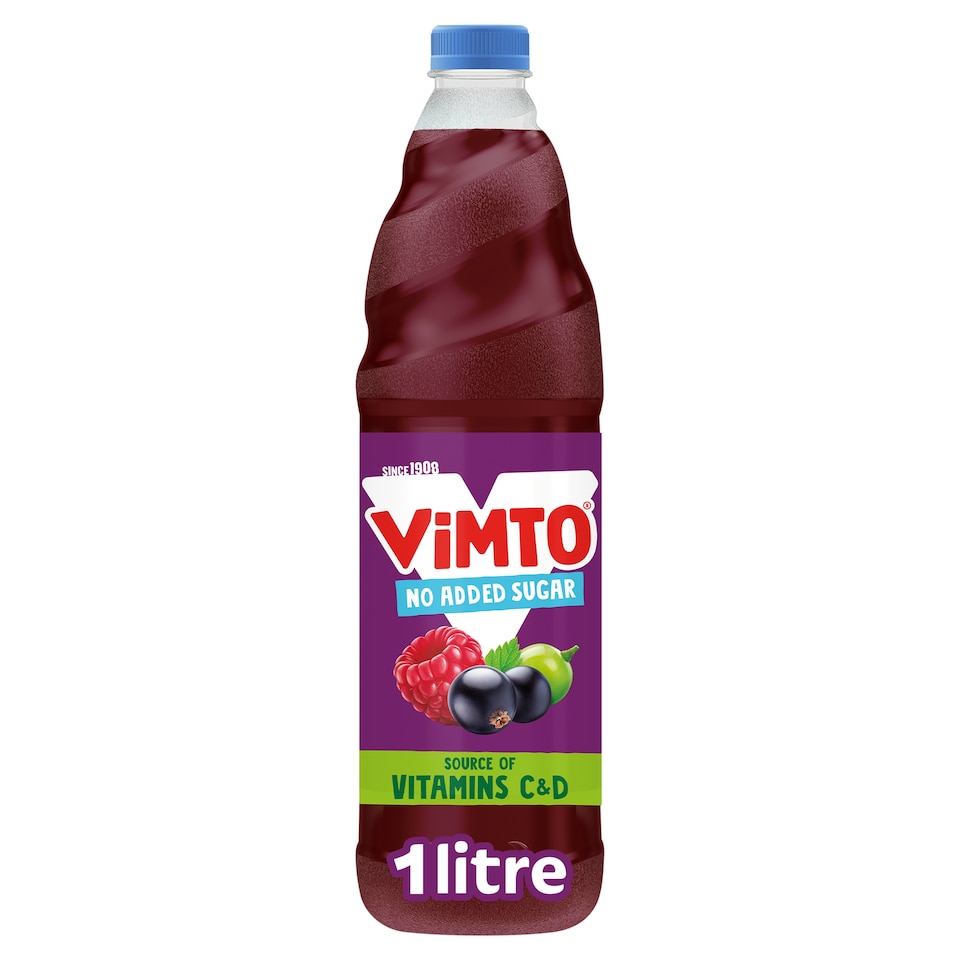 image 1 of Vimto No Added Sugar Squash 1 Litre