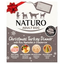 Naturo Pet Dog Christmas Turkey Dinner 400G