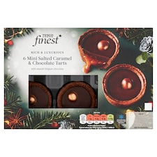 Tesco Finest Mini Salted Caramel & Chocolate Tarts 170g