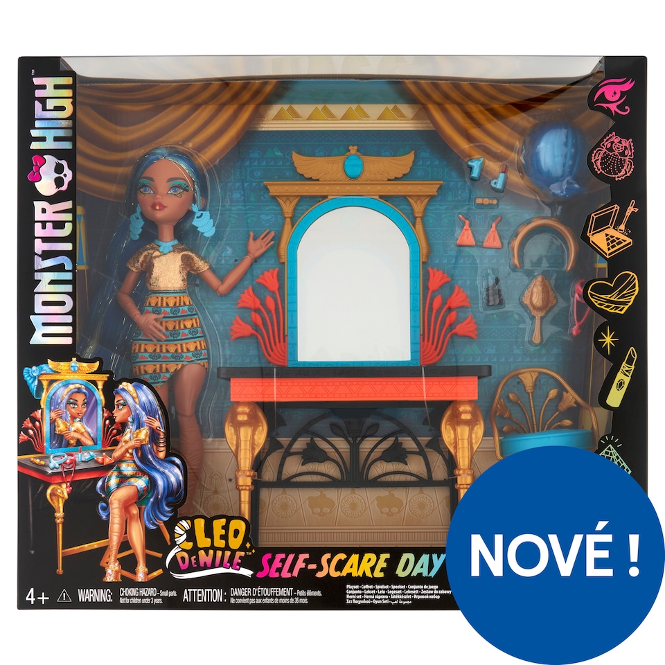Mattel Monster High Cleo Denile Self-Scare Day Playset