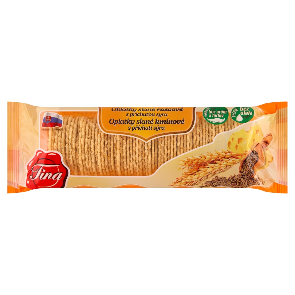 obrázok 1 z Tina Oblátky slané rascové s príchuťou syra 55 g
