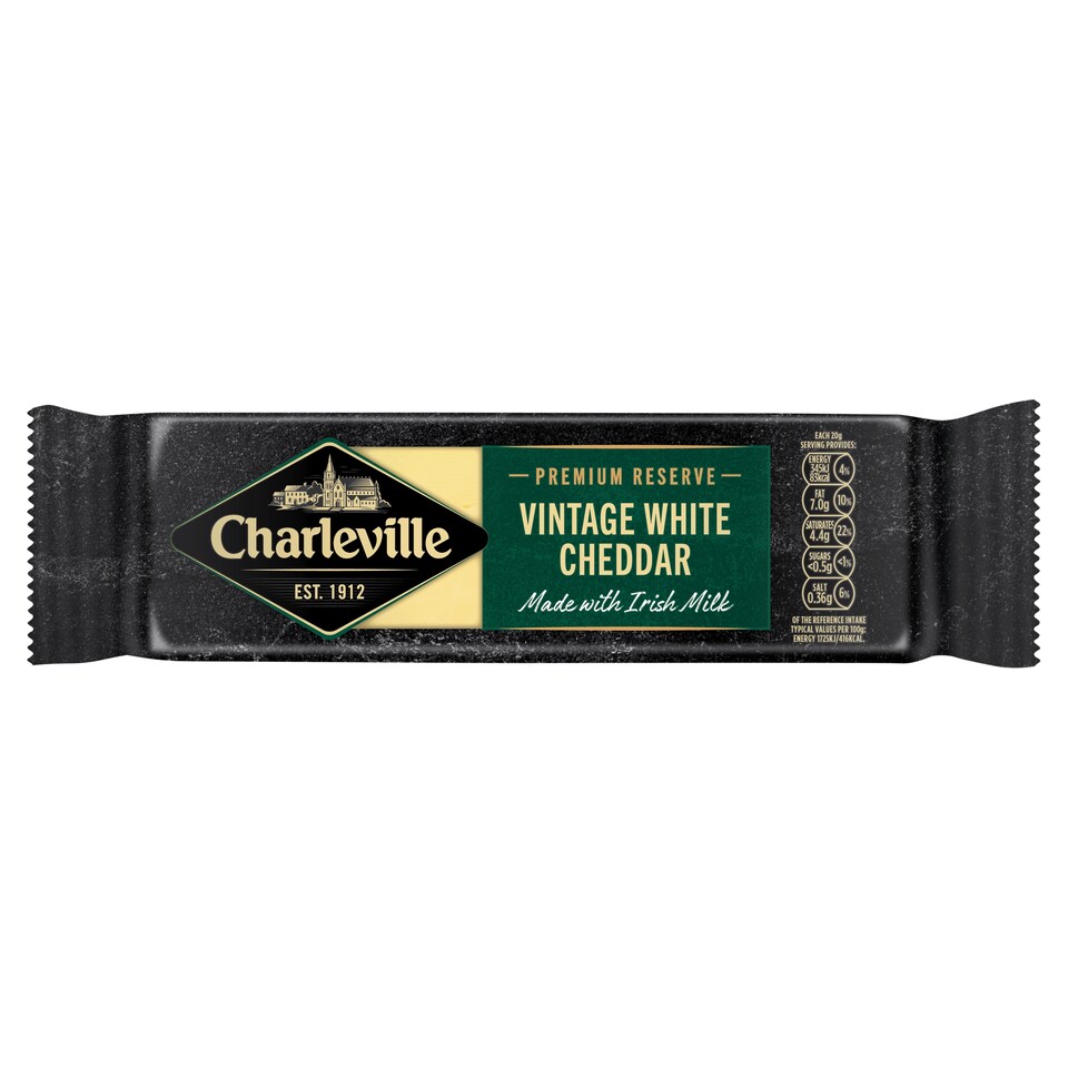 Charleville Premium Vintage White Cheddar 180G