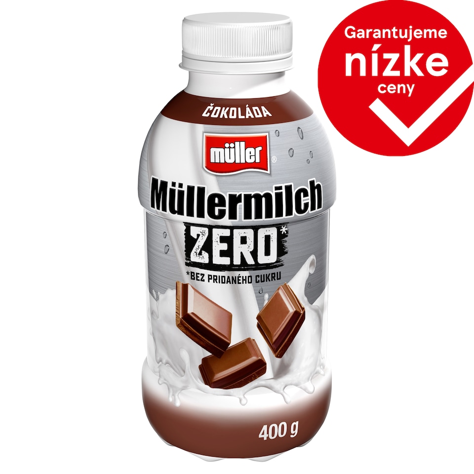 Müller Müllermilch Zero mliečny nápoj s čokoládovou príchuťou 400 g
