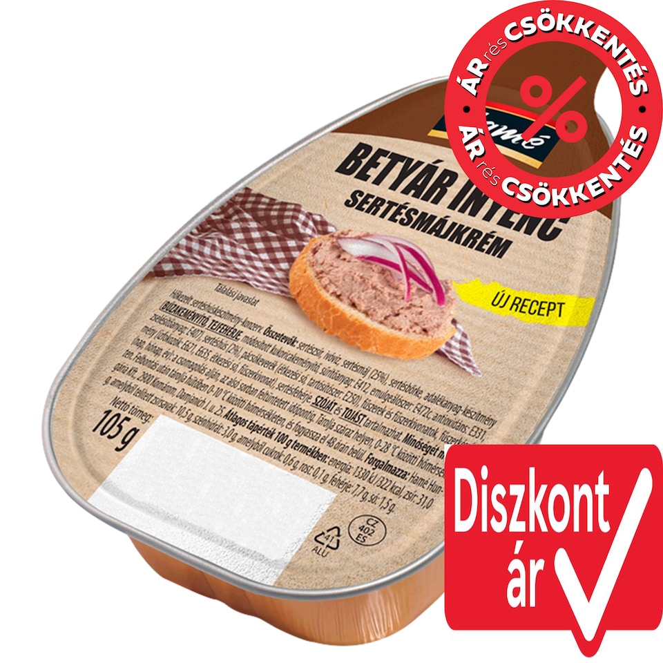 Hamé Betyár Gourmet Pork Pate 105 g