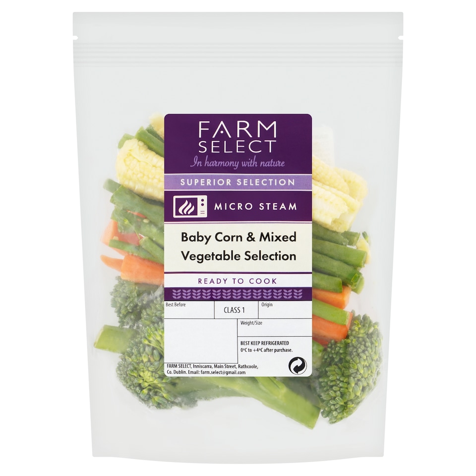 Farm Select Baby Corn & Mixed Vegetables 200g