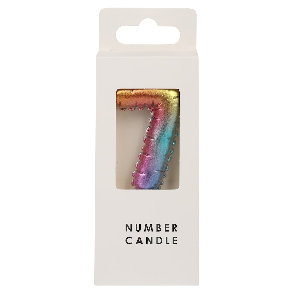  TABLE FUN NUMERICAL CANDLE NO.7