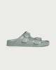 image 1 of F&F Double Strap Buckle Footbed Sandals in Mint