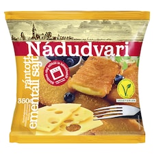 Nádudvari gyorsfagyasztott rántott ementáli sajt 350 g