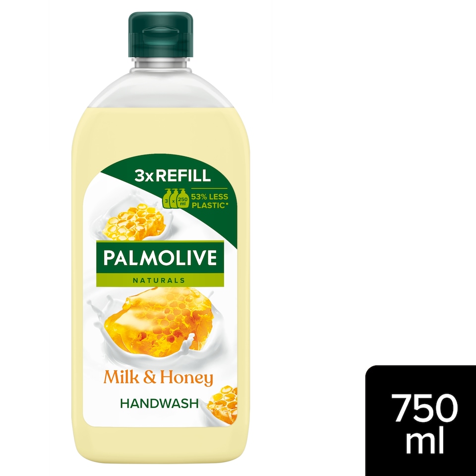 image 1 of Palmolive Naturals milk & honey liquid hand soap refill 750 ml