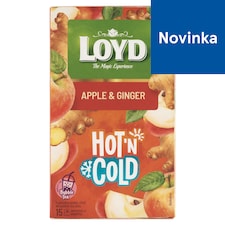 Loyd Hot'n Cold ovocno-bylinný čaj s príchuťou jablka a so zázvorom 15 x 2 g (30 g)
