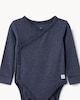 image 3 of F&F Baby 3-Pack Cotton Rich Bodysuits in Blue