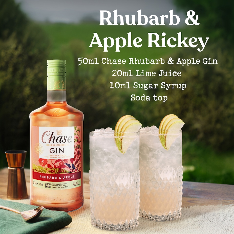 image 1 of Chase Rhubarb & Bramley Apple Gin 70cl