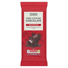 Tesco Dark Cooking Chocolate 150G
