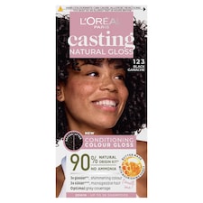 L'Oreal Paris Casting Natural Gloss 123 Black Ganache Semi-Permanent Hair Dye