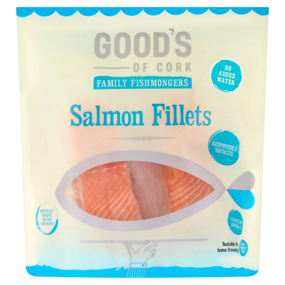 Goods Of Cork 4 Salmon Fillets 480G