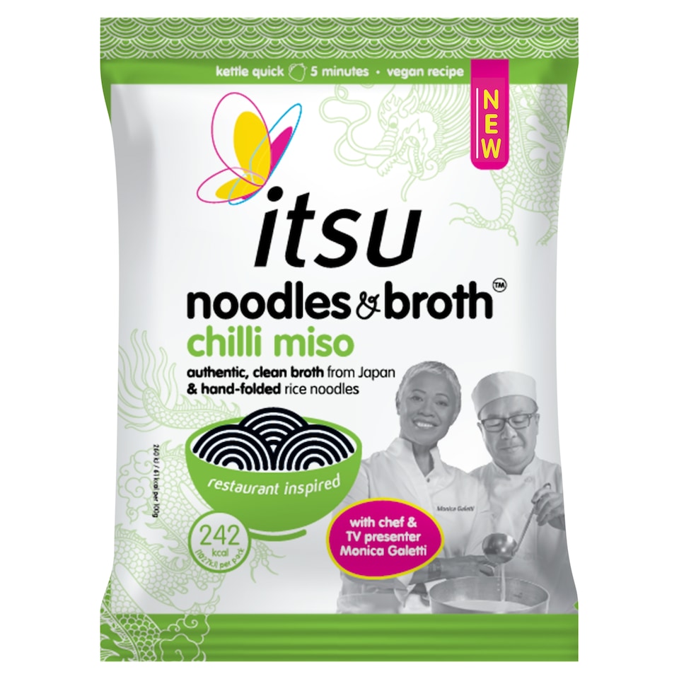 image 1 of Itsu Noodles & Broth Chilli Miso 85g