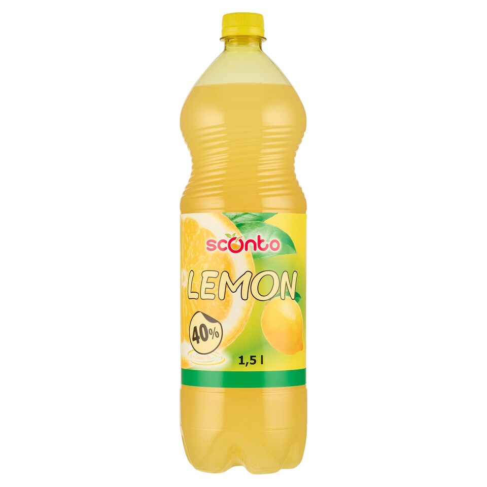 Sconto citrom ízesítő 40% citromlé tartalommal 1,5 l