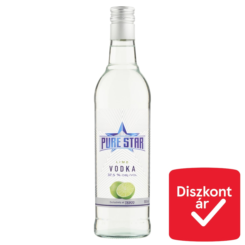 Pure Star Lime Vodka 37,5% 500 ml