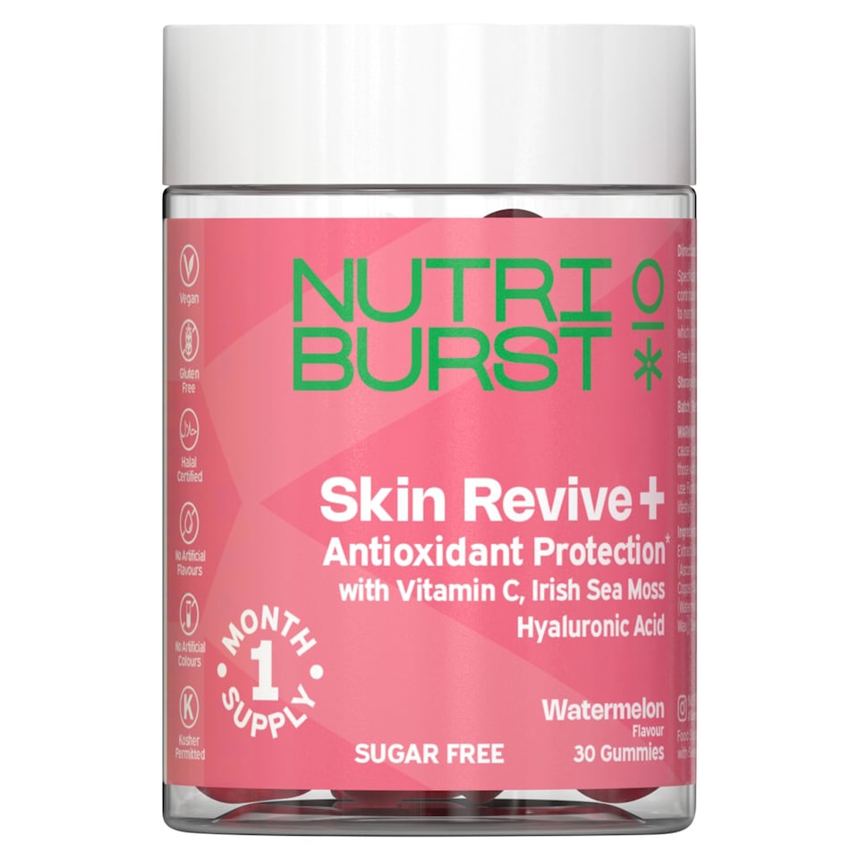 Nutriburst Skin Revive+ Watermelon Flavour 30 Gummies 