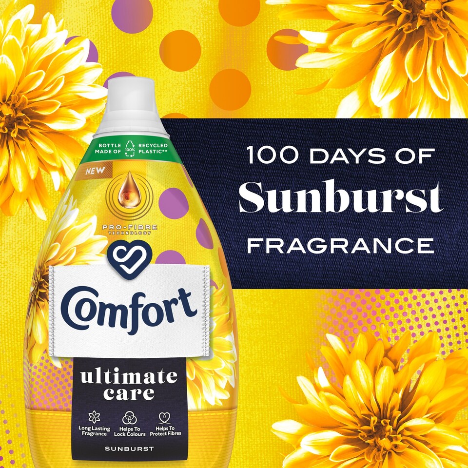 image 1 of Comfort Ulmte Care Sunburst Fabric Conditioner 58W 870Ml
