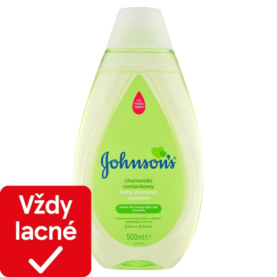 obrázok 1 z Johnson's Detský šampón s harmančekom 500 ml