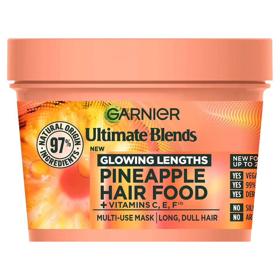 image 1 of Garnier Ultimate Blends Hair Food Pineapple 3In1 Mask 400ml