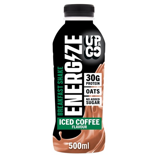 Up&Go Energize Protein Shake Iced Coffee 500Ml Tesco Groceries