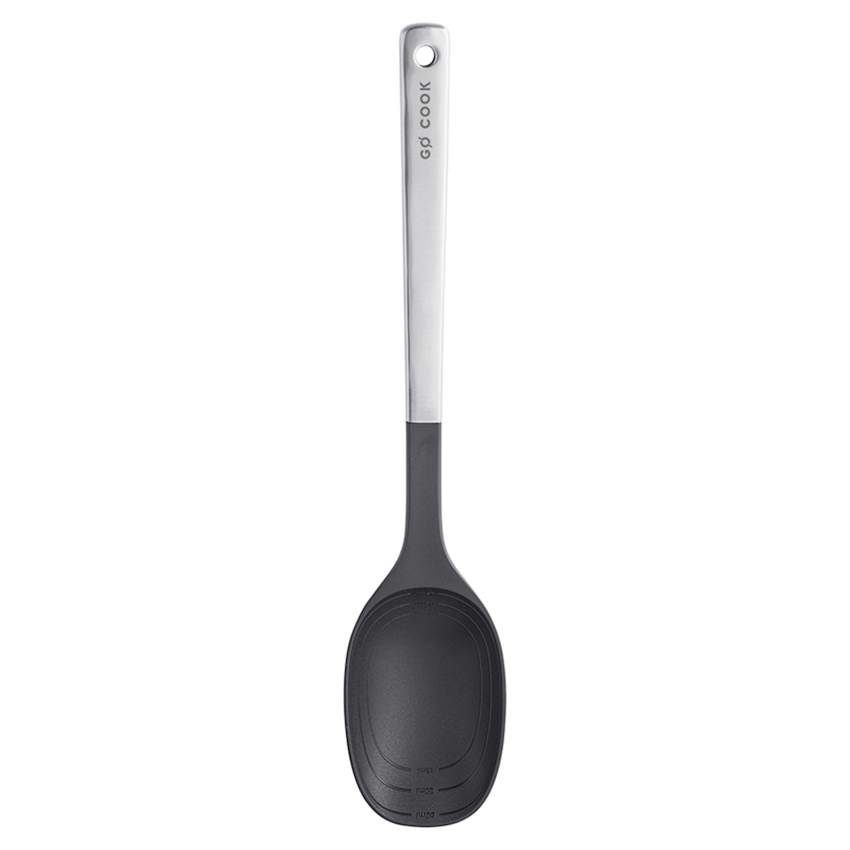 Go Cook Stainless Steel Nylon Solid Spoon
