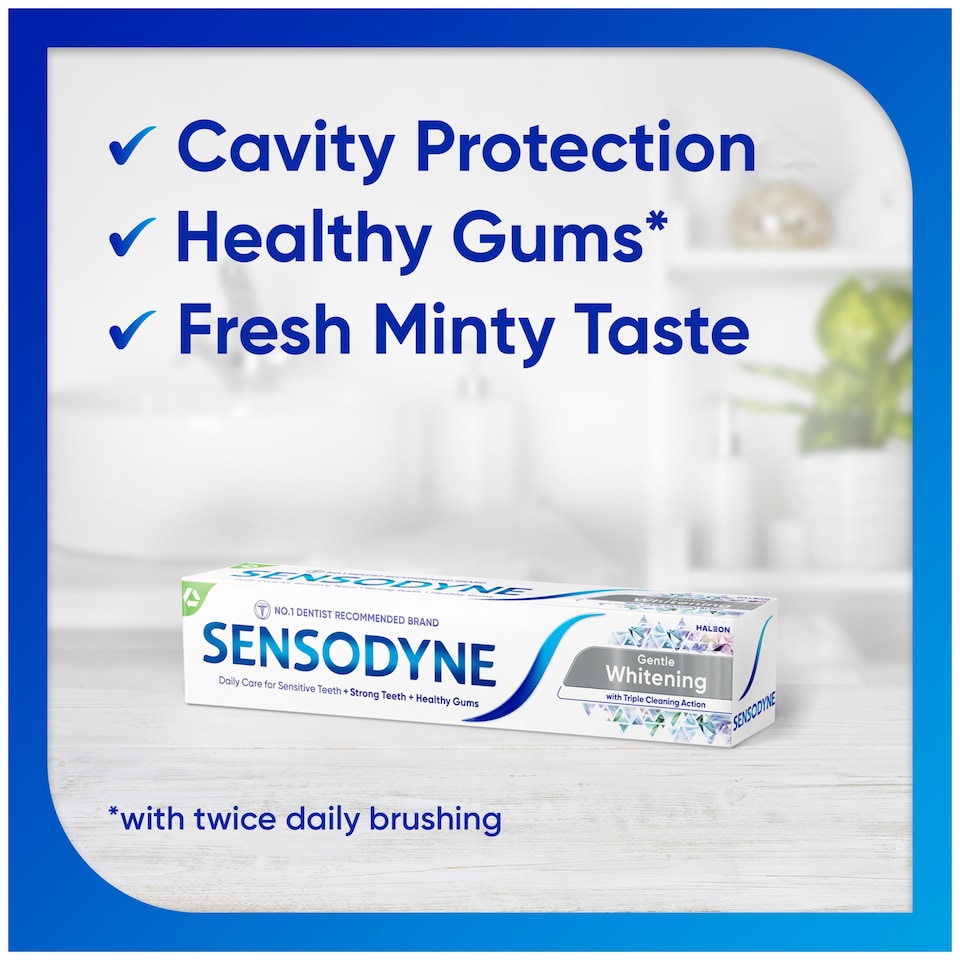 image 1 of Sensodyne Daily Care Gentle Whitening Sensitive Toothpaste 75ml