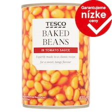 Tesco Pečená fazuľa v paradajkovej omáčke 420 g