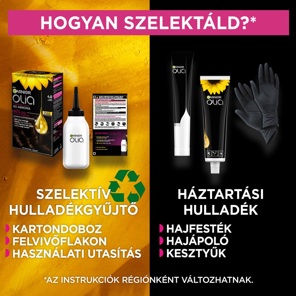 Garnier Olia tartós hajfesték 9.3 Világos aranyszőke  1. kép