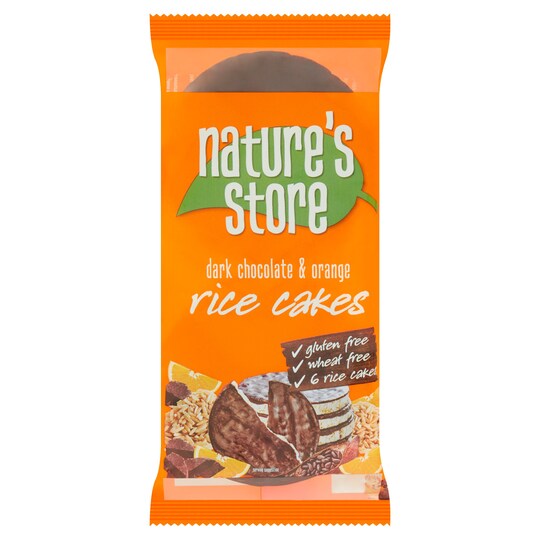 Nature's Store Free From Chocolate Orange Rice Cake 100G Tesco Groceries
