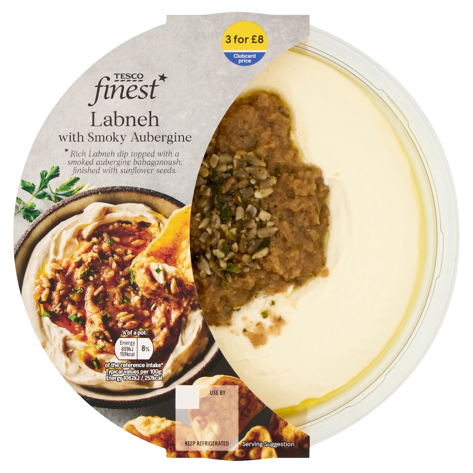 image 1 of Tesco Finest Labneh with Smoky Aubergine 248g
