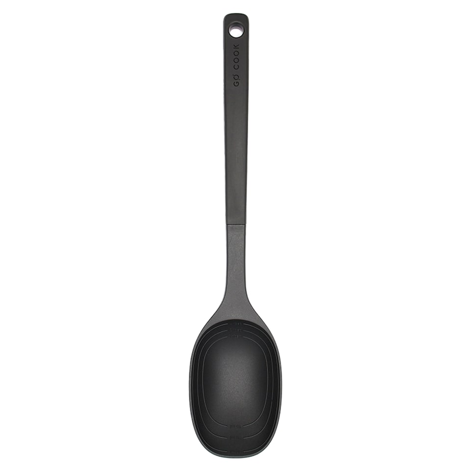 Go Cook Black Nylon Solid Spoon