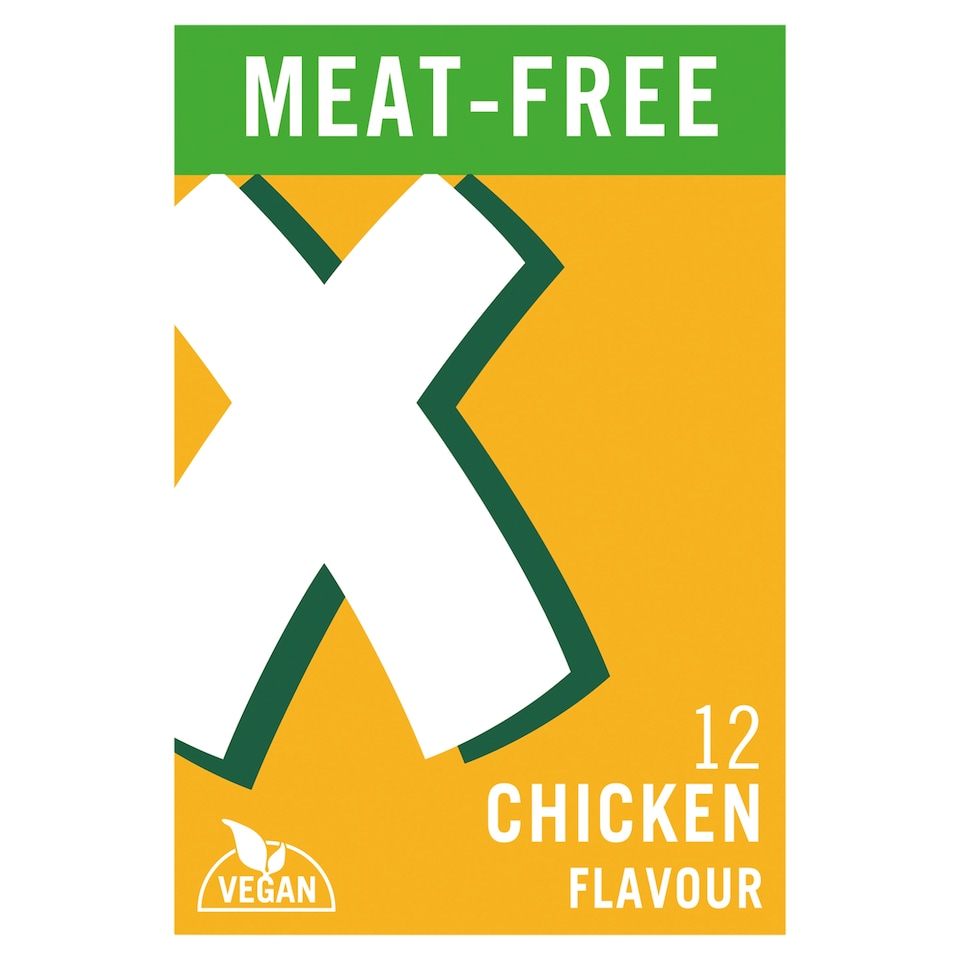 image 1 of Oxo Meat-Free Chicken Flavour Stock Cubes 12 Pack 71g