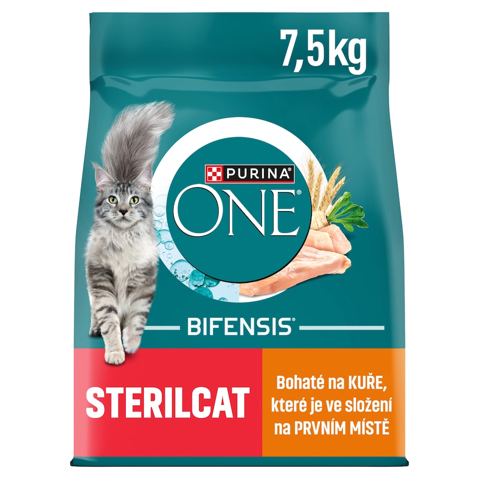 Obrázek 1 pro produkt Purina ONE Bifensis Sterilised granule pro kočky kuře 7,5kg