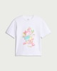 image 4 of F&F Girls Pure Cotton Unicorn Print T-Shirt in White