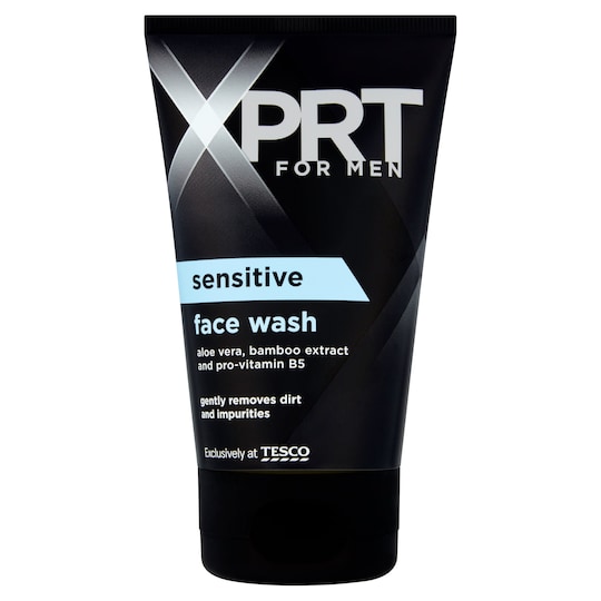 Expert For Men Sensitive Face Wash 100Ml Tesco Groceries