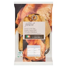 Tesco Finest Roast in the Bag Irish Corn Fed Whole Chicken 1.4kg