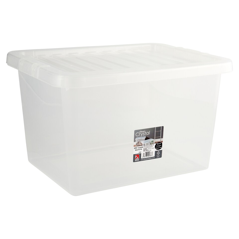 Wham Crystal doboz és fedél 25 l