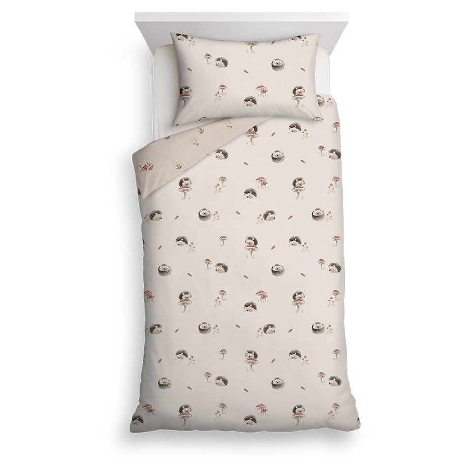 F&F Home Bedding Brushed Hedgehog Duvet Set Single