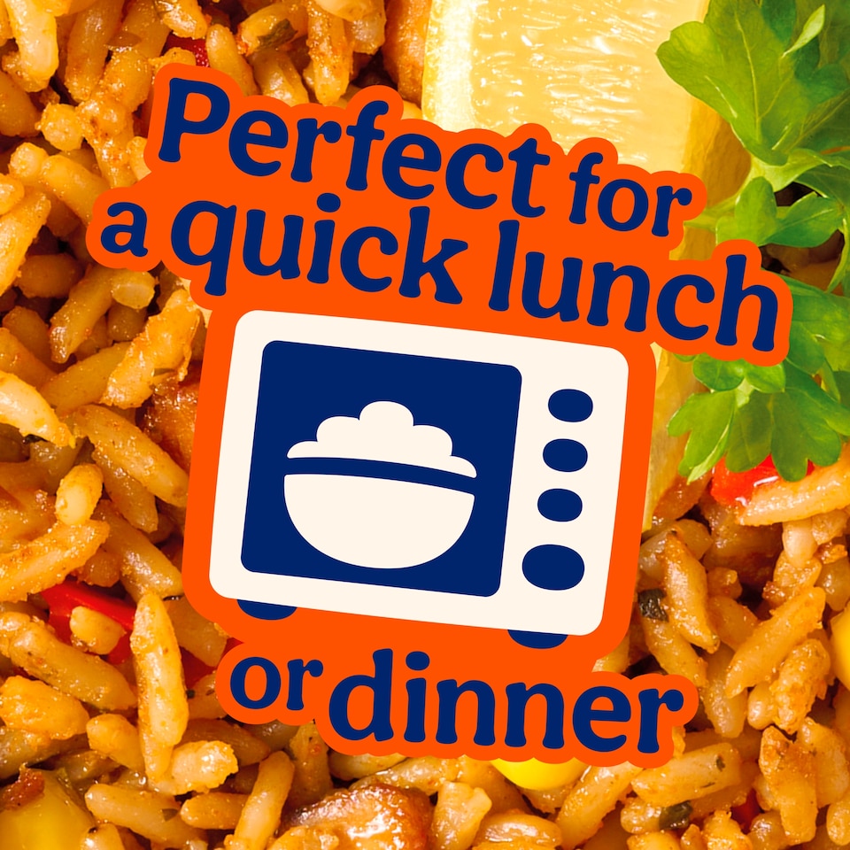 image 1 of Bens Original Favourites Peri Peri Chicken and Vegetable Microwave Rice Meal 250g